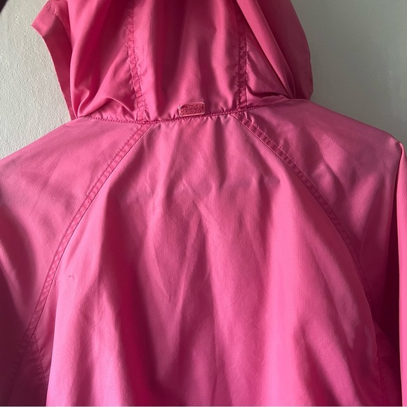 L.L. Bean Pink Lightweight Windbreaker Jacket Size Large - Picture 9 of 9